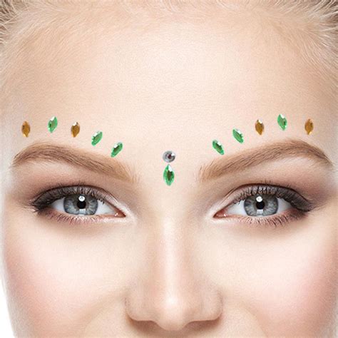 Buy Face Body Glitter Stickers Tattoo Adhesive Rhinestone Gems Jewels