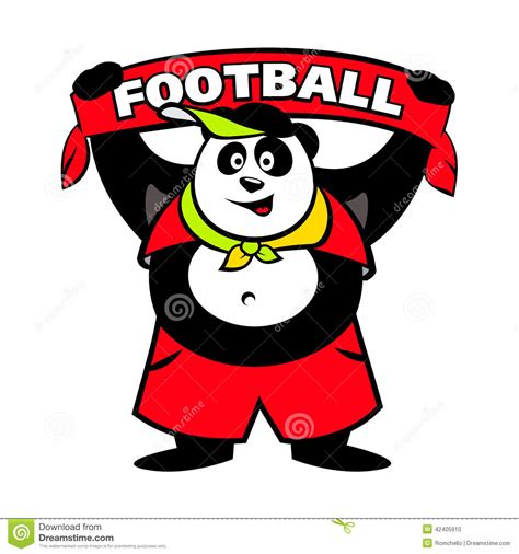 ✓ free for commercial use ✓ high quality images. Panda fan logo stock illustration. Illustration of cartoon ...