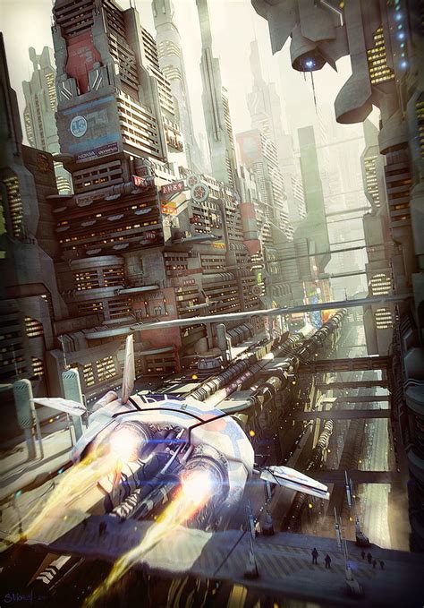 Les Incroyables Matte Paintings De Science Fiction De Stefan Morell