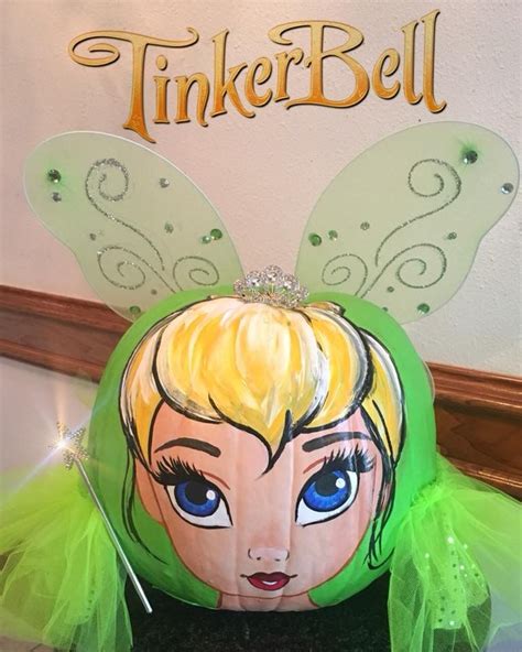 Tinker Bell Halloween Pumpkin 🎃 Tinkerbell Pumpkin Halloween