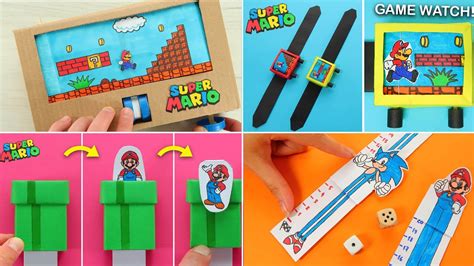 4 Best Super Mario Diy How To Make Super Mario Game From Paper Youtube