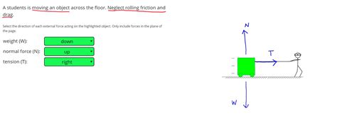 Free Body Diagram Drawing 1 Introduction To Forces Unit Positive