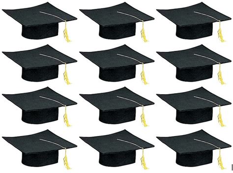 Fx Childs Graduation Caps Hats For Graduation Ceremony 12 Felt Caps