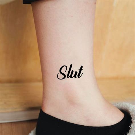 Personalised Tattoo Kinky Temporary Tattoos Sexy Naughty Body Etsy