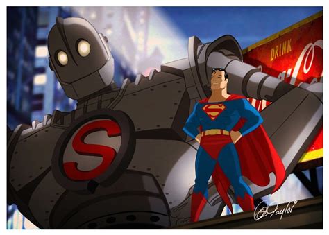 Superman The Robot From Iron Giant First Superman Superman Art
