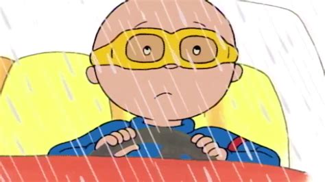 Funny Animated Cartoon Caillou Learns To Drive Watch Cartoon Online