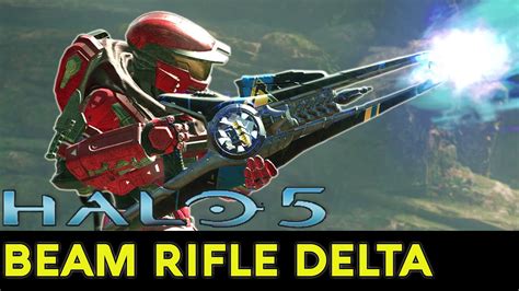 Halo 5 Guardians Legendary Weapon Showcase Halo 2 Beam Rifle Delta