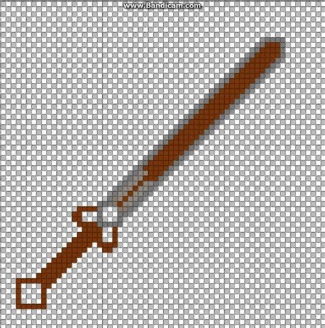 Drawing 128x128 Pixel Sword For Minecraft Youtube