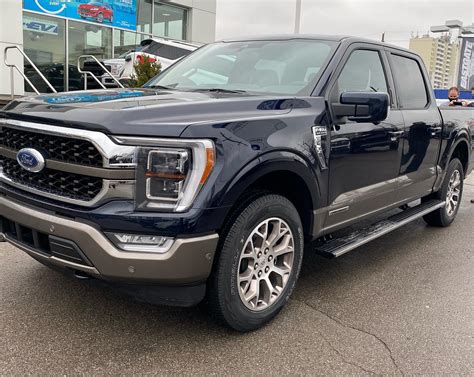 2021 Ford F150 King Ranch Antimatter Blue Antimatter Blue Too Dark