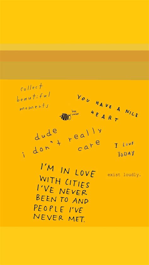 Yellow Aesthetic Wallpaper Iphone Quotes Iphone Wallpaper Yellow