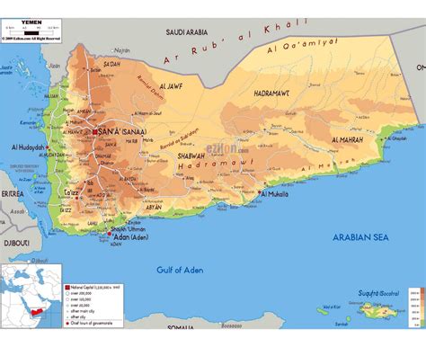 Maps Of Yemen Collection Of Maps Of Yemen Asia Mapsland Maps Of