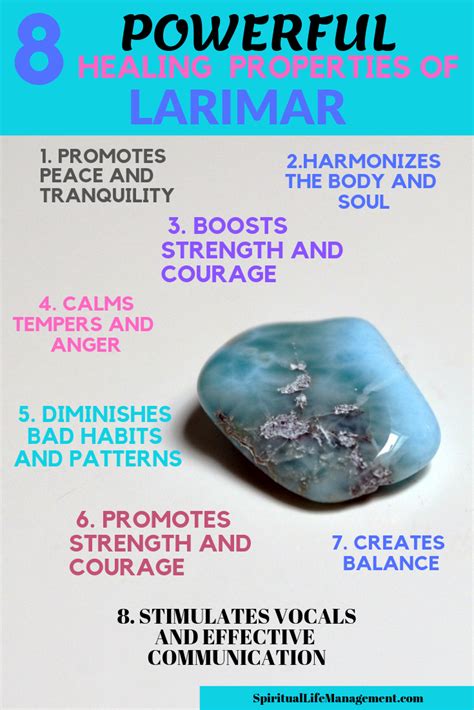 8 Surprising Benefits Of Larimar The Crystal Larimar Promotes Peace
