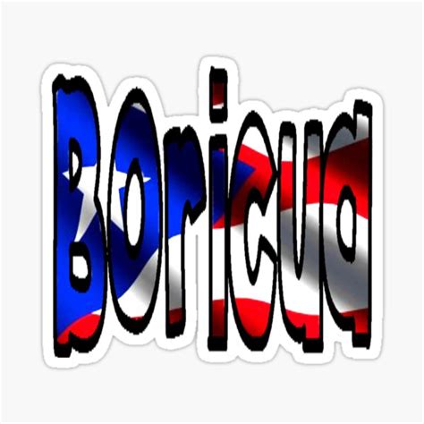 Boricua Sticker For Sale By Photosmontajes Redbubble