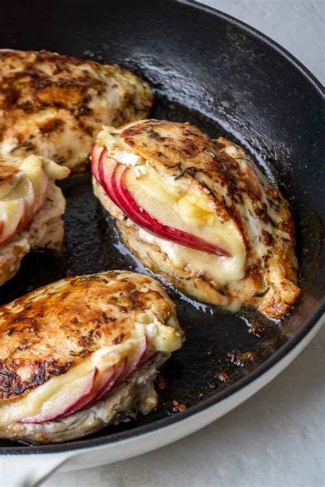 apple and brie stuffed chicken stephanie kay nutrition