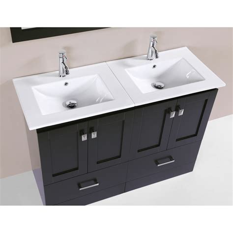 Having this in your bathroom will add a collection. PacificCollection Redondo 48" Double Modern Bathroom ...