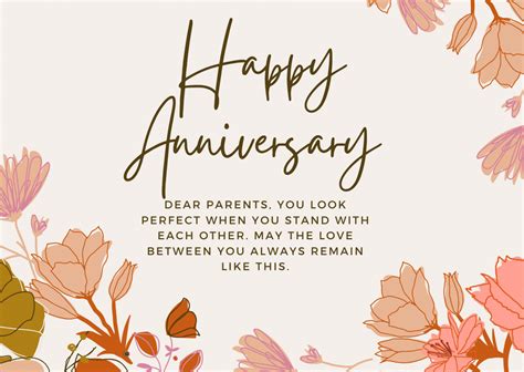 Sweetest Happy Anniversary Quotes Msg Wishes For Parents