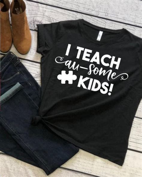 My I Teach Au Some Kids Vintage T Shirt Dv01 Education Shirts Autism