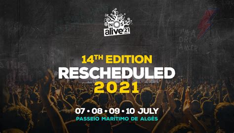 From the beginning of our career, alive has been endeared to us as a pillar of encouragement and belief. NOS ALIVE 2021 | NOVAS DATAS