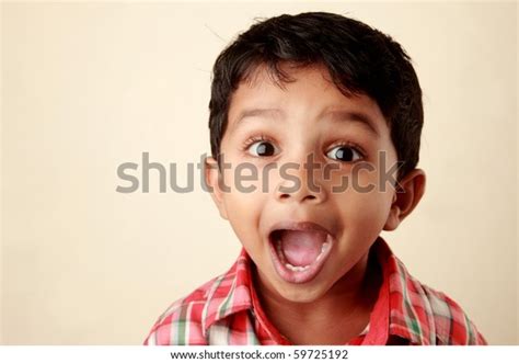 Excited Face Small Boy Stock Photo Edit Now 59725192