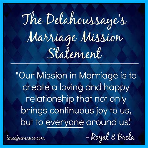Do You Have A Mission Statement For Your Marriage