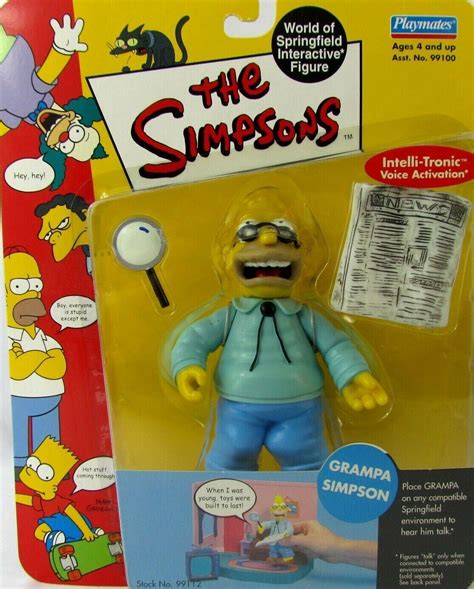 Grampa Simpson Action Figures Hobbydb