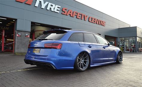 Bagged Audi RS6 C7 Blue Ispiri FFR6 | Wheel Front