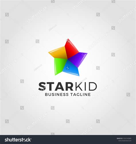 Star Kid Little Star Logo Stock Vector Royalty Free 1016145985