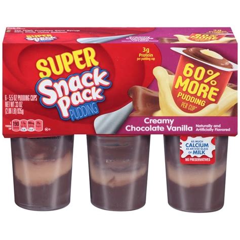 Snack Pack Chocolate Vanilla Pudding 55 Oz Instacart