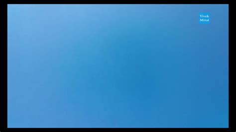 Clear Blue Sky With No Clouds Youtube