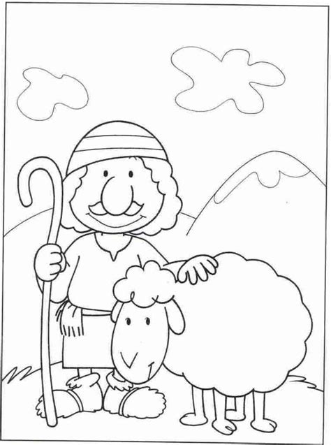 Jesus The Good Shepherd Coloring Pages at GetColorings.com | Free printable colorings pages to