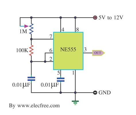 So the time period after which this circuit will automatically turn on/off the output is fixed and can be found out by using the formula mentioned in the calculation section. Simple Pulse Generator by IC 555 Timer under Repository ...