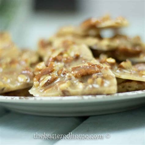 Pecan Brittle The Buttered Home