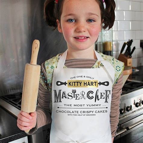 Personalised Best Chef Childrens Apron Apron Designs Childrens