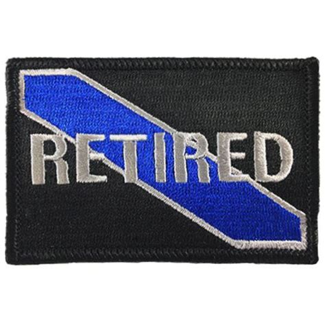 Retired Embroidered Thin Blue Line Patch 19 Off
