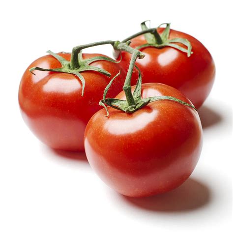 Three Tomatoes On Vine Photograph By Donald Erickson