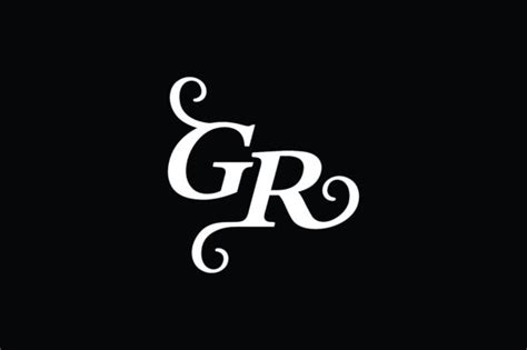 Monogram Gr Logo V2 Graphic By Greenlines Studios · Creative Fabrica