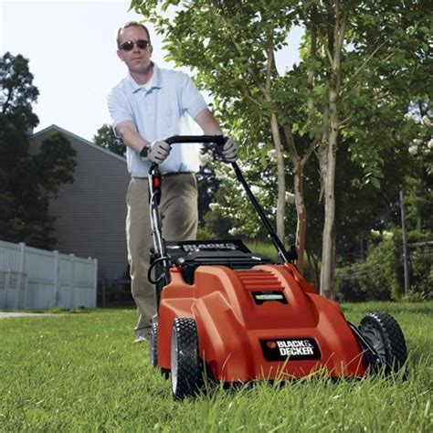 No dislocating your shoulder with pull cords on this beauty. Black & Decker CM1836 Cordless Electric Lawn Mower ...