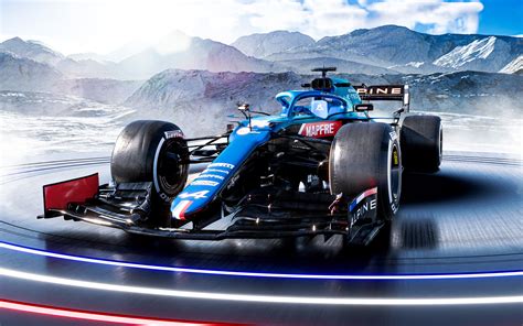 Descargar Fondos De Pantalla Alpine A521 4k Fernando Alonso 2021