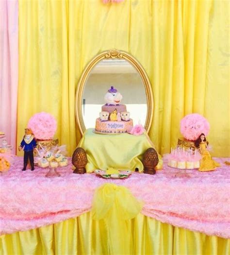 Princess Birthday Party Ideas Photo 18 Of 25 Belle Birthday Party