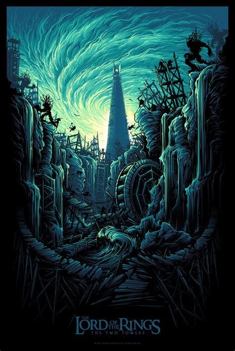 Maybe you would like to learn more about one of these? Dan Mumford Lord of the Rings Two Towers Poster Release ...