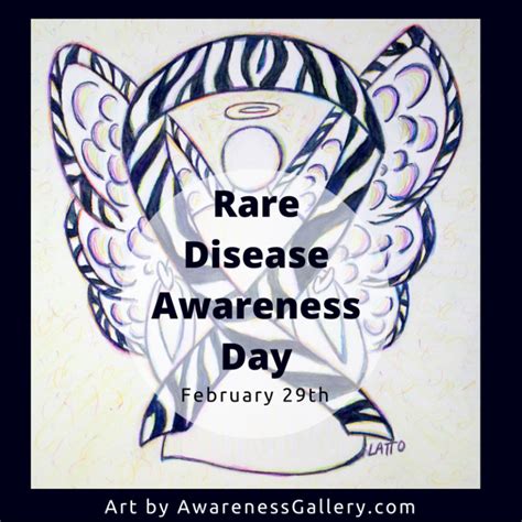 Zebra Stripes Awareness Ribbon Meaning For Rare Disease And Ts
