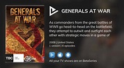 Where to watch Generals at War TV series streaming online? | BetaSeries.com