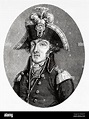 Portrait of Francois Hanriot (1761-1794) was a French Cordelier leader ...