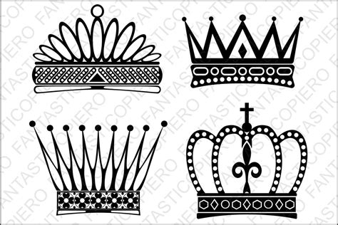 Crowns Svg Files For Silhouette Cameo And Cricut Princess Crowns