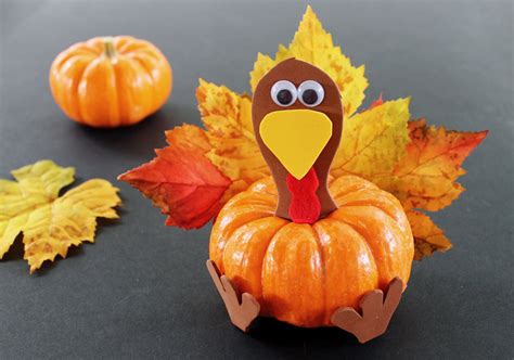 Pumpkin Turkey Thanksgiving Craft For Kids
