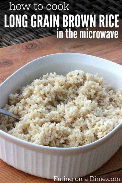 How To Cook Brown Rice In Microwave Learn How To Cook Long Grain