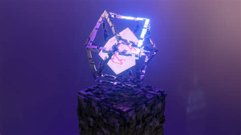 End Crystal Render I Made Minecraft