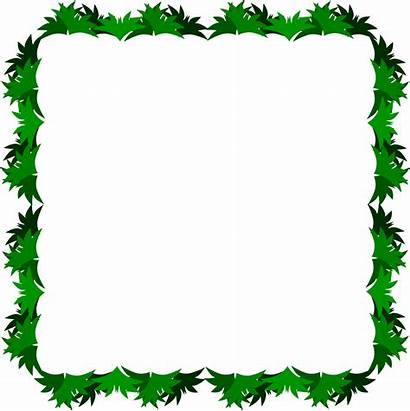 Border Grass Clipart Outline Borders Outlines Sided
