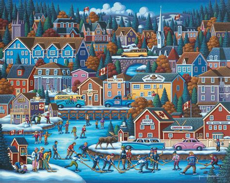 Our 1000 piece jigsaw puzzles are our bestselling puzzles. Canadian Hockey, 100 Pieces, Dowdle Folk Art | Puzzle ...