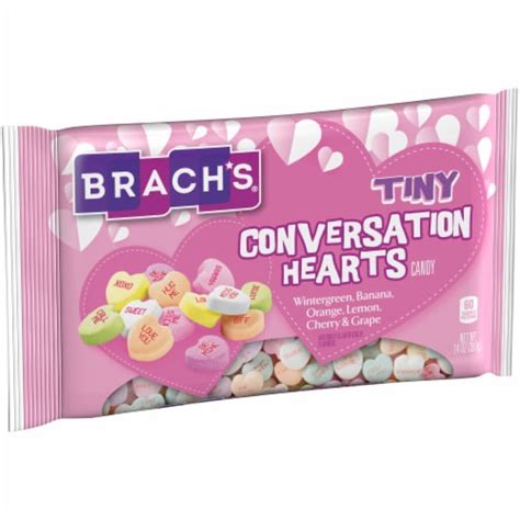 Brachs Tiny Conversation Hearts Valentine Candy 14 Oz Smiths Food